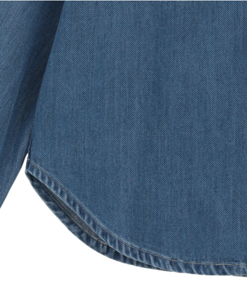 【SAMSOE SAMSOE/サムソーサムソー】Sabexy blouse met borstzakken 詳細画像 インディゴ 7