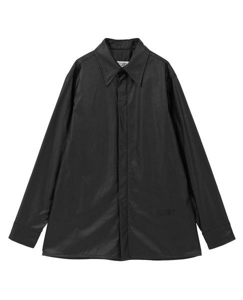 【MM⑥/エムエムシックス】Long-sleeved Shirt  詳細画像 ブラック 1