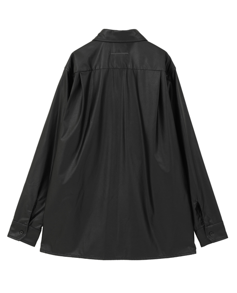 【MM⑥/エムエムシックス】Long-sleeved Shirt  詳細画像 ブラック 2