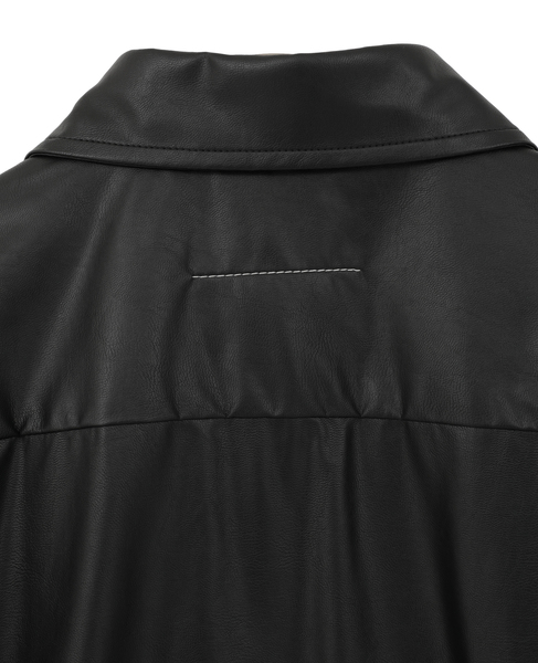 【MM⑥/エムエムシックス】Long-sleeved Shirt  詳細画像 ブラック 4