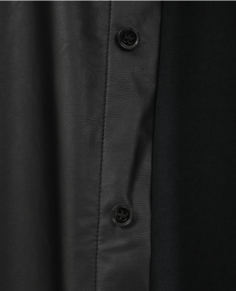 【MM⑥/エムエムシックス】Long-sleeved Shirt  詳細画像 ブラック 9