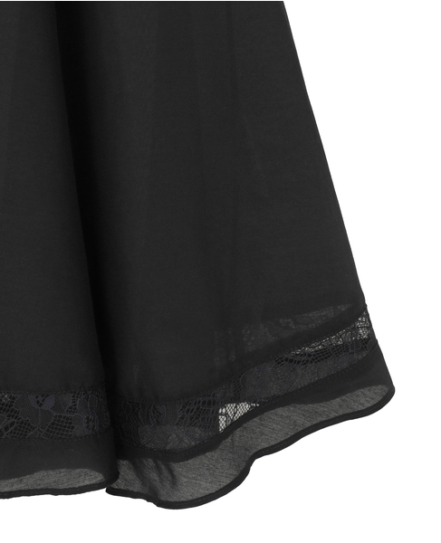 【3.1 Phillip Lim/スリーワンフィリップリム】Flounce Voile Top 詳細画像 ブラック 5