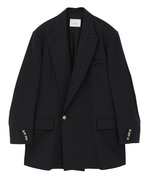 【EZUMI/エズミ】Double-Breasted Oversized Jacket 詳細画像 ネイビー 1