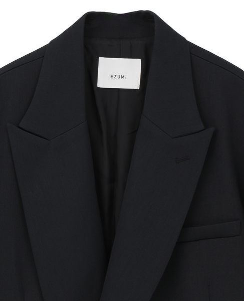 【EZUMI/エズミ】Double-Breasted Oversized Jacket 詳細画像 ネイビー 3