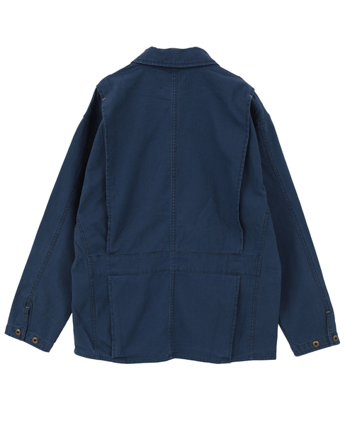 【GREEN BUTTER/グリーンバター】Cotton Utlity Jacket Navy 詳細画像 ネイビー 2
