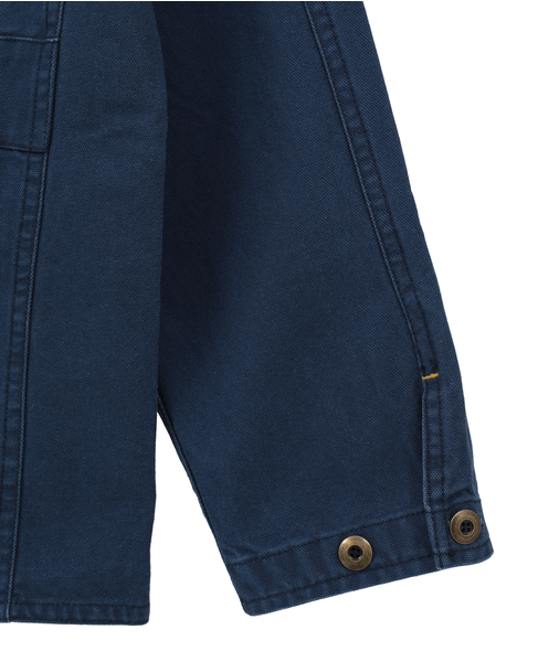 【GREEN BUTTER/グリーンバター】Cotton Utlity Jacket Navy 詳細画像 ネイビー 5