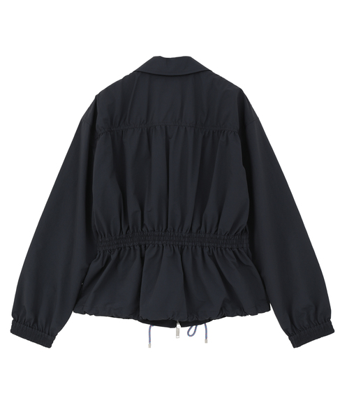 【3.1 Phillip Lim/スリーワンフィリップリム】RIPSTOP RUCHED JACKET 詳細画像 ネイビー 2