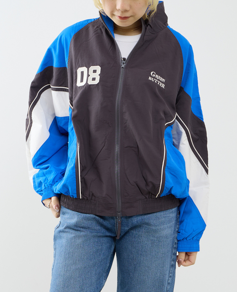 【GREEN BUTTER/グリーンバター】Two-way Windbrrreakert 詳細画像 チャコールグレー 1