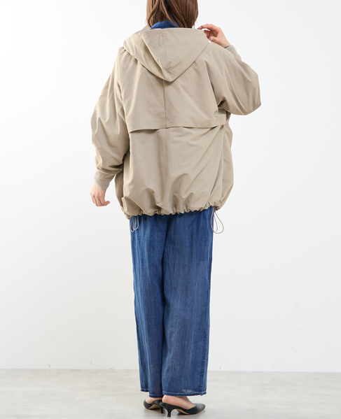 【STELLA CIFFON/ステラシフォン】Taslan Nylon Tasser Blouson 詳細画像 ベージュ 12