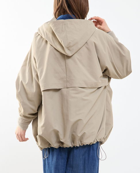 【STELLA CIFFON/ステラシフォン】Taslan Nylon Tasser Blouson 詳細画像 ベージュ 5