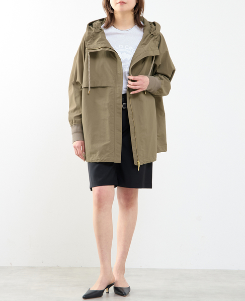 【STELLA CIFFON/ステラシフォン】Taslan Nylon Tasser Blouson 詳細画像 カーキ 4