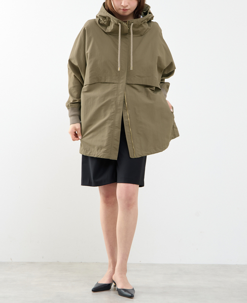 【STELLA CIFFON/ステラシフォン】Taslan Nylon Tasser Blouson 詳細画像 カーキ 5