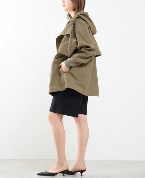 【STELLA CIFFON/ステラシフォン】Taslan Nylon Tasser Blouson 詳細画像 カーキ 6