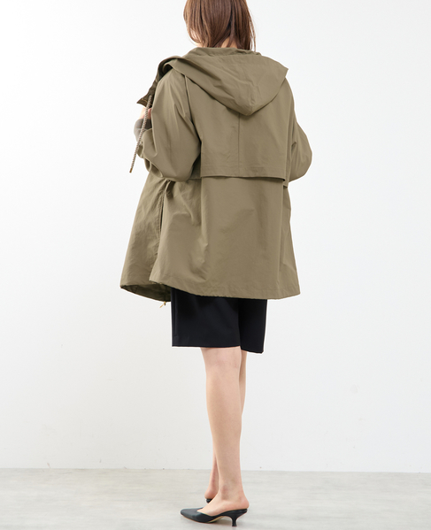 【STELLA CIFFON/ステラシフォン】Taslan Nylon Tasser Blouson 詳細画像 カーキ 7