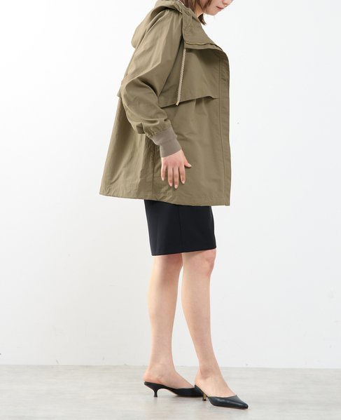 【STELLA CIFFON/ステラシフォン】Taslan Nylon Tasser Blouson 詳細画像 カーキ 9