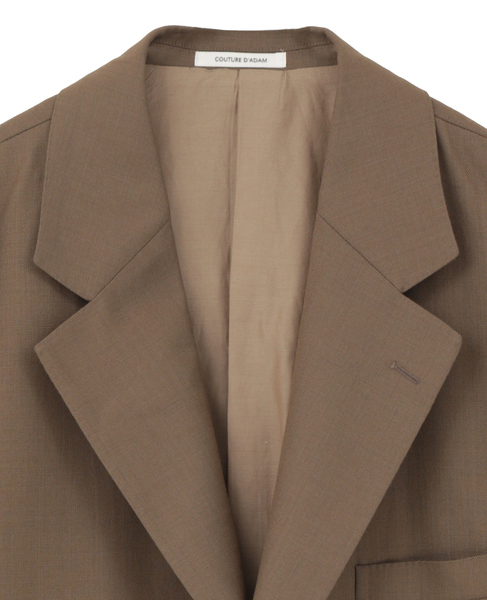 【COUTURE D'ADAM/クチュールドアダム】BIG JK Single Blazer Dese 詳細画像 ブラウン 3