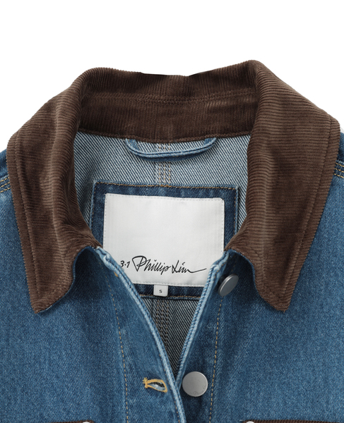 【3.1 Phillip Lim/スリーワンフィリップリム】Denim Ranch Jacket  詳細画像 インディゴ 4
