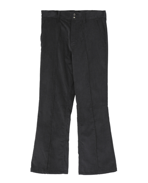 【NOMARHYTHM TEXTILE/ノーマリズムテキスタイル】BOOTS CUT TROUSERS 詳細画像 ブラック 1