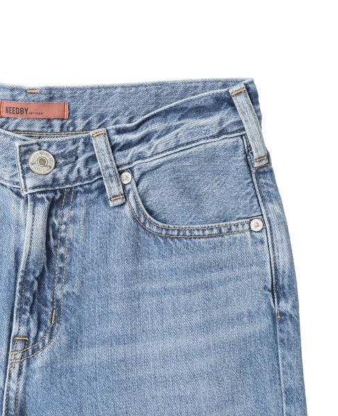【NEEDBY heritage/ニードバイヘリテージ】MEIデニムパンツ 詳細画像 ブルー 6