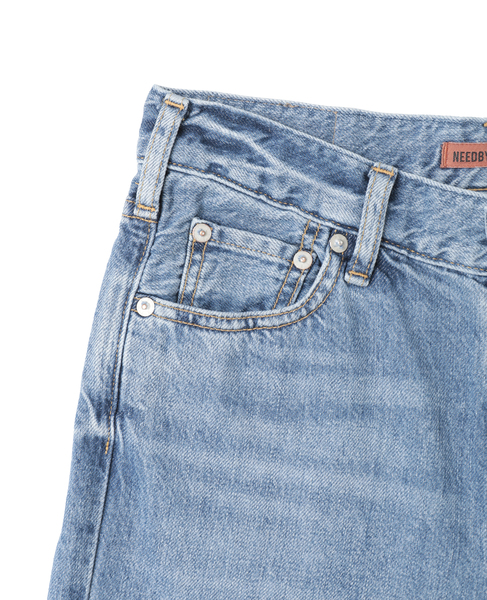 【NEEDBY heritage/ニードバイヘリテージ】MEIデニムパンツ 詳細画像 ブルー 7