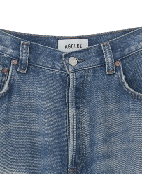 【AGOLDE/エーゴールドイー】Rounded Baggy Jean 詳細画像 インディゴブルー 3