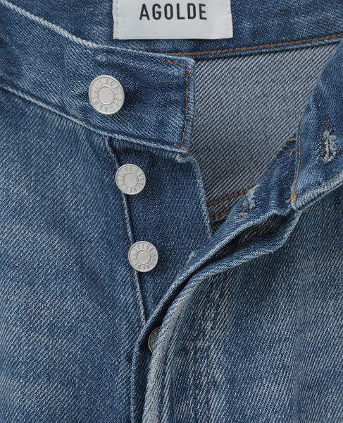 【AGOLDE/エーゴールドイー】Rounded Baggy Jean 詳細画像 インディゴブルー 5