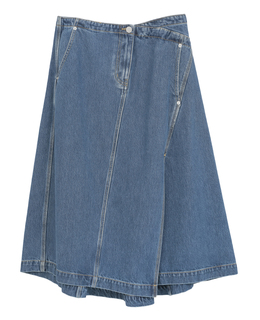 【3.1 Phillip Lim/スリーワンフィリップリム】Asymmetric Denim Skirt