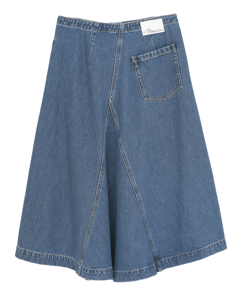 【3.1 Phillip Lim/スリーワンフィリップリム】Asymmetric Denim Skirt 詳細画像 インディゴ 2
