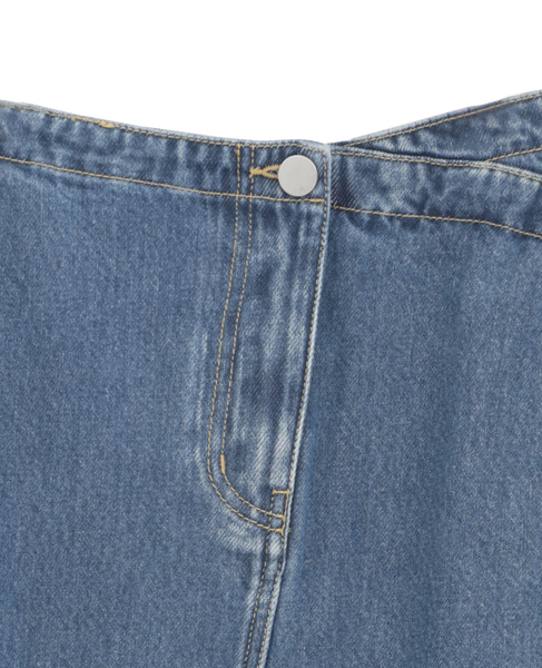 【3.1 Phillip Lim/スリーワンフィリップリム】Asymmetric Denim Skirt 詳細画像 インディゴ 3