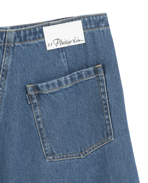 【3.1 Phillip Lim/スリーワンフィリップリム】Asymmetric Denim Skirt 詳細画像 インディゴ 6