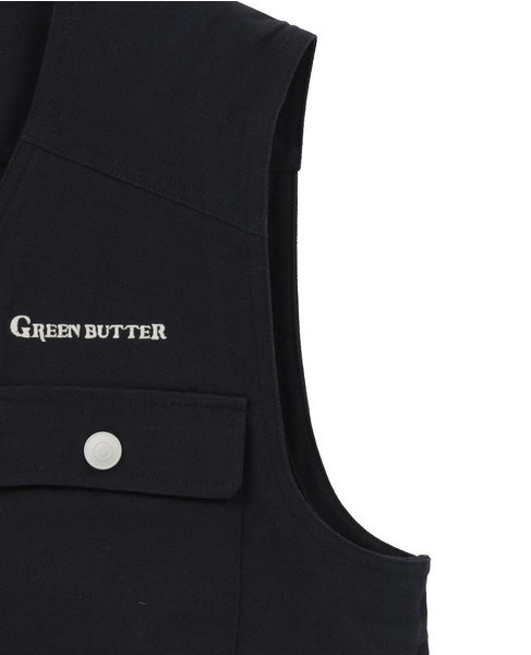 【GREEN BUTTER/グリーンバター】Cotton PoketVestnavy 詳細画像 ネイビー 5