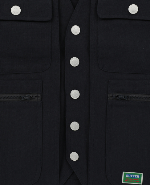 【GREEN BUTTER/グリーンバター】Cotton PoketVestnavy 詳細画像 ネイビー 8