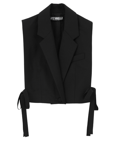 【LUTZ HUELLE/ルッツヒュエル】Black Section Vest 詳細画像 ブラック 1