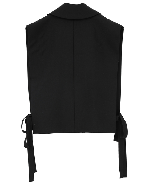 【LUTZ HUELLE/ルッツヒュエル】Black Section Vest 詳細画像 ブラック 2