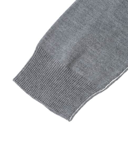 【MM⑥/エムエムシックス】button-front wool-blend knit cardigan 詳細画像 グレー 4