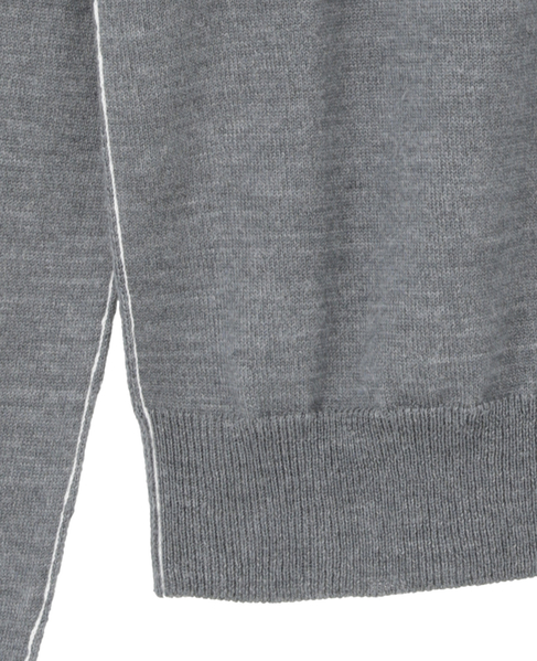【MM⑥/エムエムシックス】button-front wool-blend knit cardigan 詳細画像 グレー 5