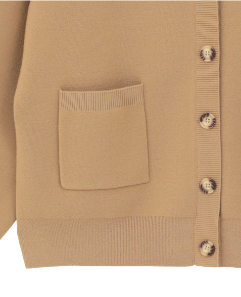 【3.1 Phillip Lim/スリーワンフィリップリム】Beaded Embellishment V-Neck Cardigan 詳細画像 ベージュ 5
