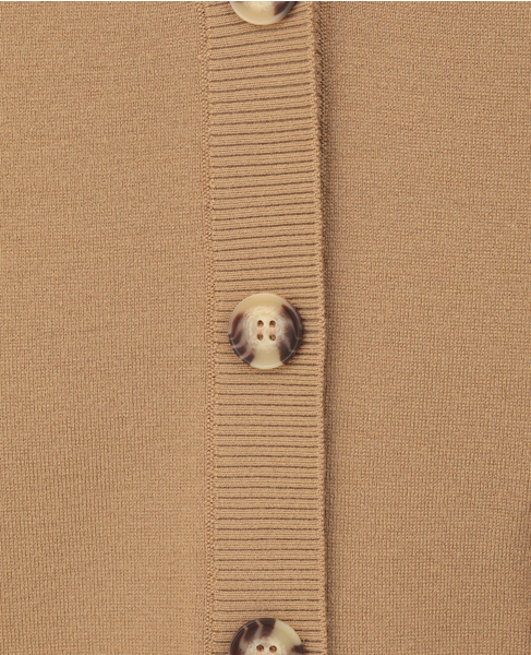 【3.1 Phillip Lim/スリーワンフィリップリム】Beaded Embellishment V-Neck Cardigan 詳細画像 ベージュ 6
