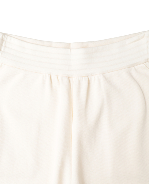 【LOWER/ローヴァー】18G MILAN RIBS GYM PANTS 詳細画像 アイボリー 3
