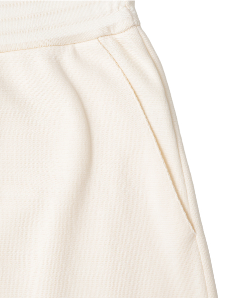 【LOWER/ローヴァー】18G MILAN RIBS GYM PANTS 詳細画像 アイボリー 4