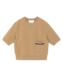【3.1 Phillip Lim/スリーワンフィリップリム】Beaded Embellishment Knit Top