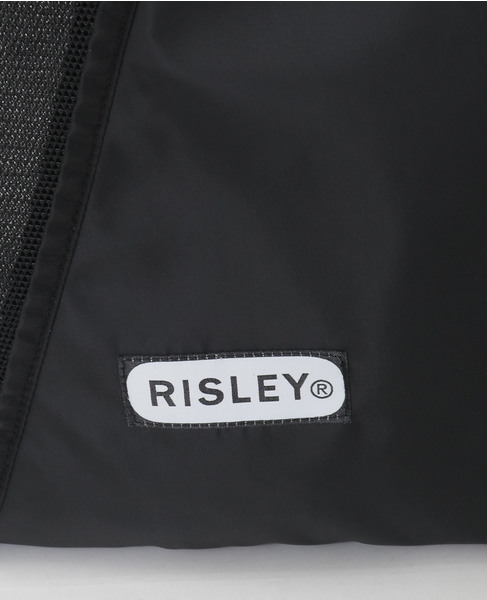 【RISLEY&times;OUTDOOR(リズレイ&times;アウトドア)】トライアングルフリルバッグ［R2601-TMM46］ 詳細画像 ブラック 5