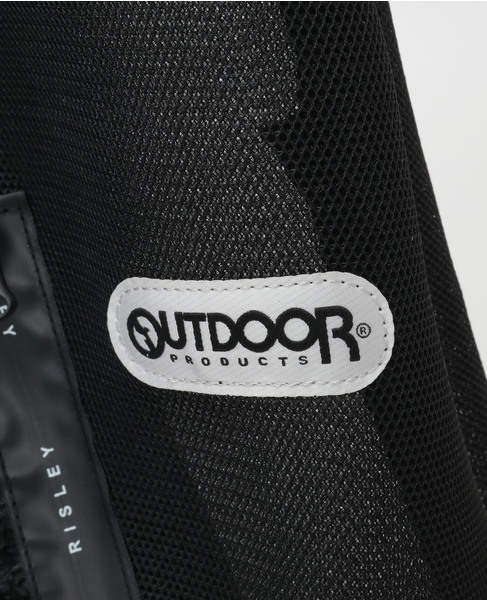 【RISLEY&times;OUTDOOR(リズレイ&times;アウトドア)】トライアングルフリルバッグ［R2601-TMM46］ 詳細画像 ブラック 7