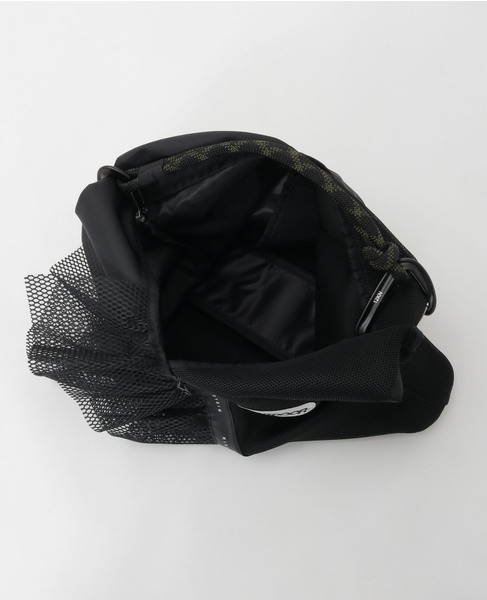 【RISLEY&times;OUTDOOR(リズレイ&times;アウトドア)】トライアングルフリルバッグ［R2601-TMM46］ 詳細画像 ブラック 9