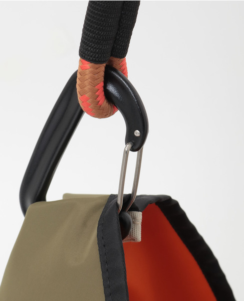 【RISLEY&times;OUTDOOR(リズレイ&times;アウトドア)】トライアングルフリルメッシュBAGミニ [R2601-TMM47] 詳細画像 ベージュ 4