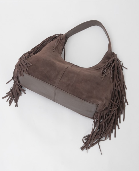 【DEPECHE./デペッシュ】フリンジショルダーバッグ 詳細画像 ブラウン 4