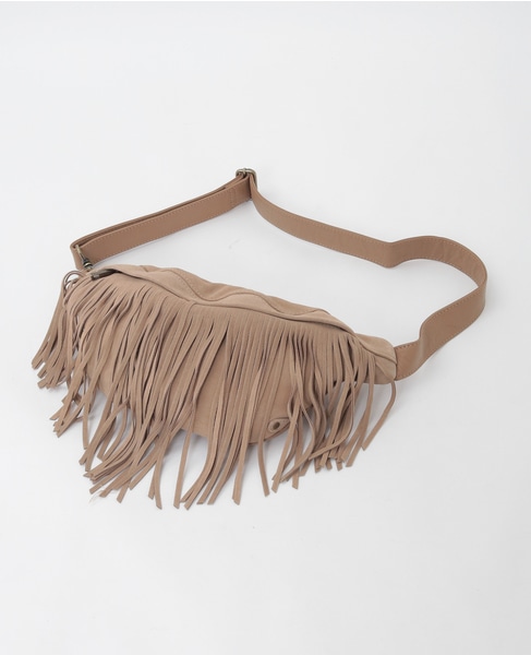 【DEPECHE./デペッシュ】フリンジワンショルダーバッグ 詳細画像 ベージュ 1