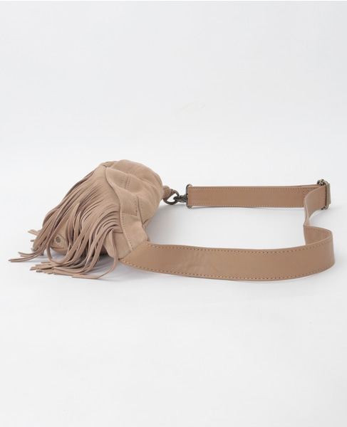 【DEPECHE./デペッシュ】フリンジワンショルダーバッグ 詳細画像 ベージュ 2