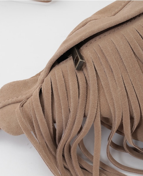 【DEPECHE./デペッシュ】フリンジワンショルダーバッグ 詳細画像 ベージュ 5