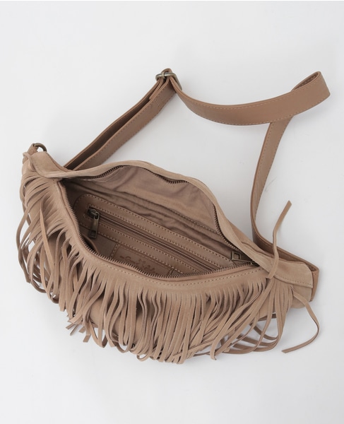 【DEPECHE./デペッシュ】フリンジワンショルダーバッグ 詳細画像 ベージュ 9